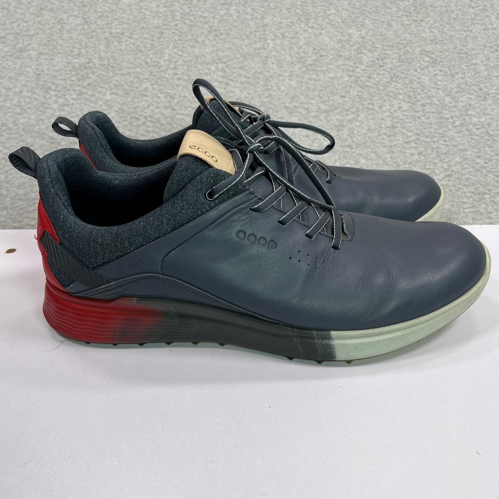 ECCO Golf S-Three Gore-Tex Shoes Mens 12-12.5 US 46 EU Spikeless Waterproof